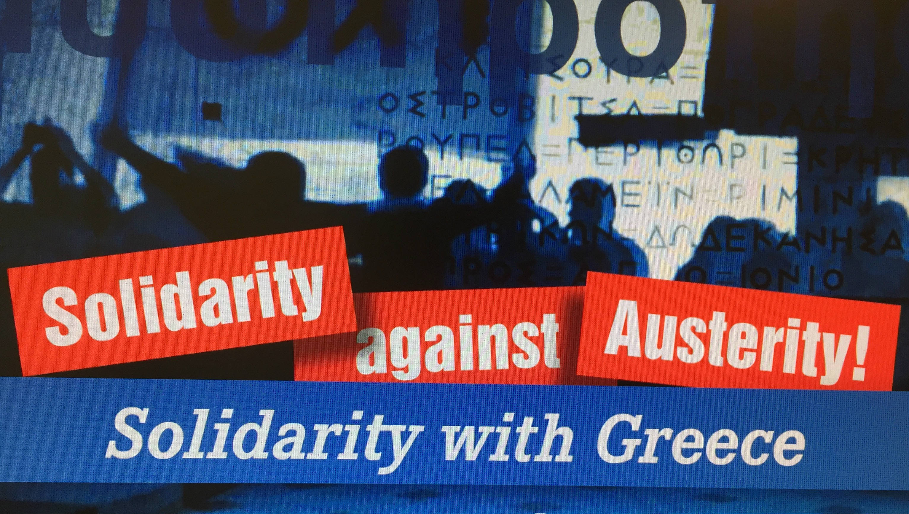 Μεγάλη η απήχηση της εκδήλωσης αλληλεγγύης προς την Ελλάδα στο Βερολίνο