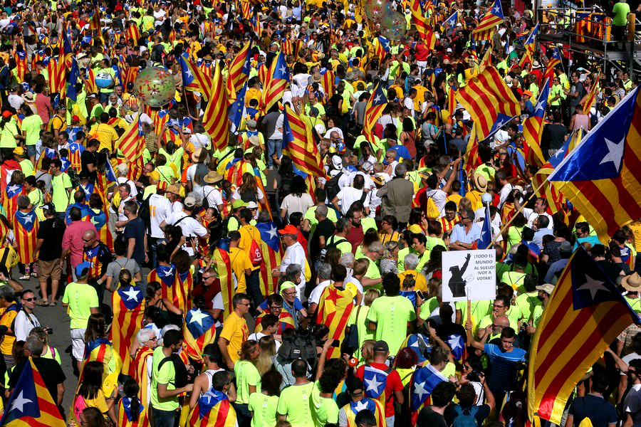 Οι Καταλανοί φώναξαν «Αντίο Ισπανία!» [Βίντεο]
