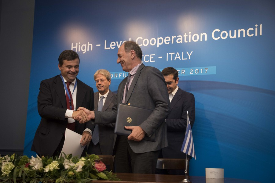 Ενεργειακή Ελληνο-ιταλική συνεργασία