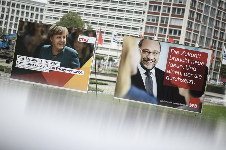 Το χαμηλότερο ποσοστό του καταγράφει το SPD του Σουλτς