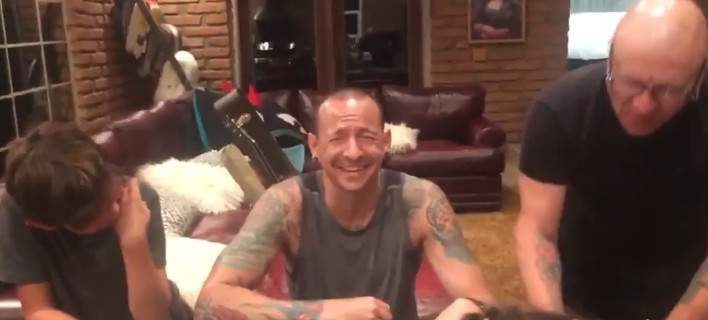Ο τραγουδιστής των Linkin Park λίγες ώρες πριν αυτοκτονήσει [BINTEO]