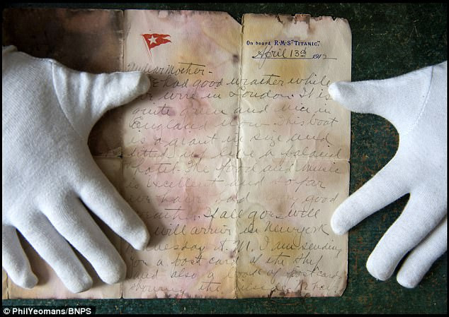 «Στο σφυρί» επιστολή επιβάτη που πνίγηκε στο ναυάγιο του Τιτανικού