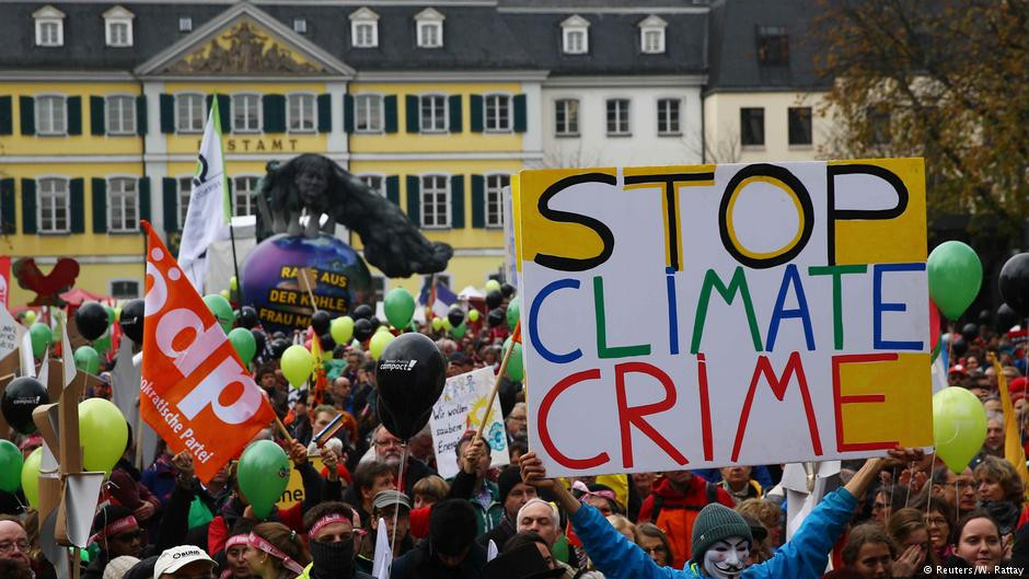 «Προστατέψτε το κλίμα, stop στον άνθρακα»