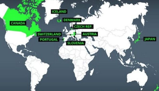 Αυτές είναι οι πιο ασφαλείς χώρες στον κόσμο αν ξεσπάσει ο Γ’ Παγκόσμιος Πόλεμος [ΦΩΤΟ]