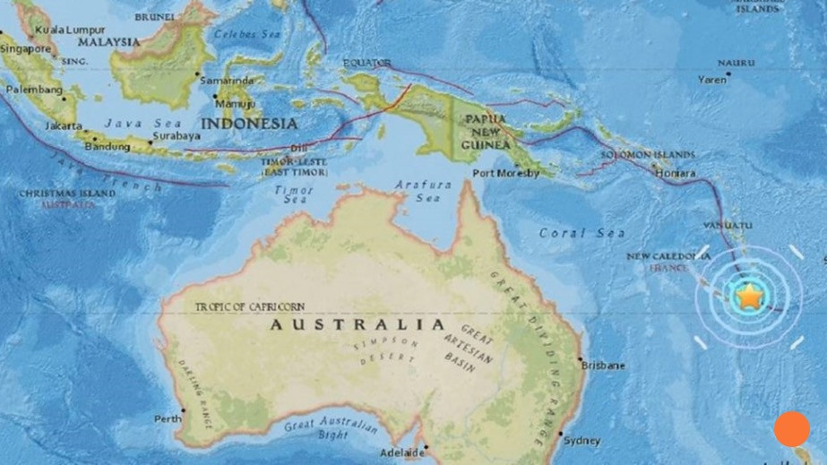 Σεισμός 7 Ρίχτερ και τσουνάμι στη Νέα Καληδονία και στα Βανουάτου [ΒΙΝΤΕΟ]
