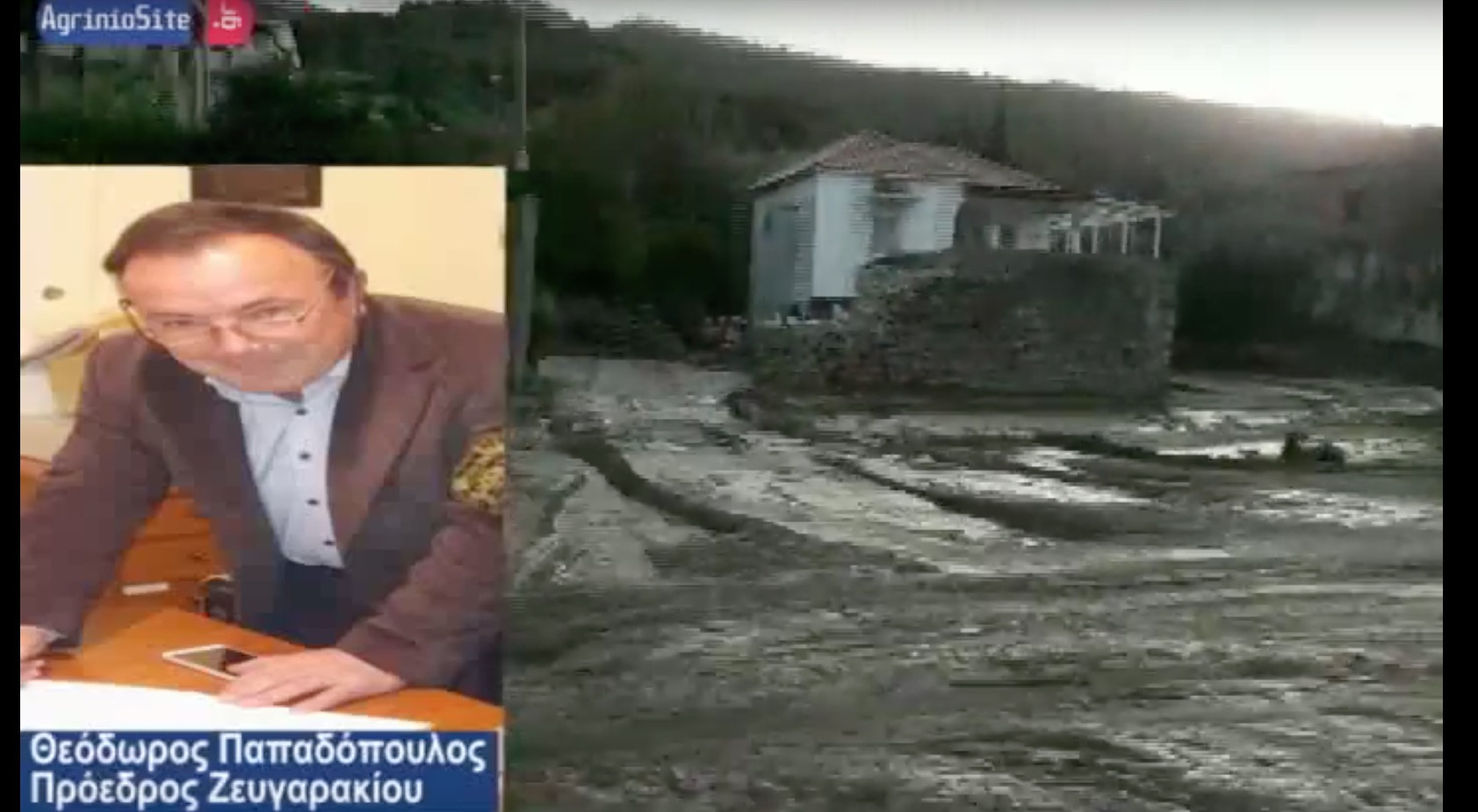 Έδειραν τον πρόεδρο κοινότητας στο Αγρίνιο λόγω των καταστροφών [Βίντεο]