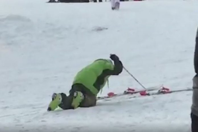 Όταν προσπαθείς να κάνεις σκι… μεθυσμένος [ΒΙΝΤΕΟ]