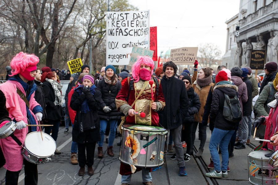 Διαδηλώσεις στη Βιέννη: Έξω οι ναζί από την κυβέρνηση
