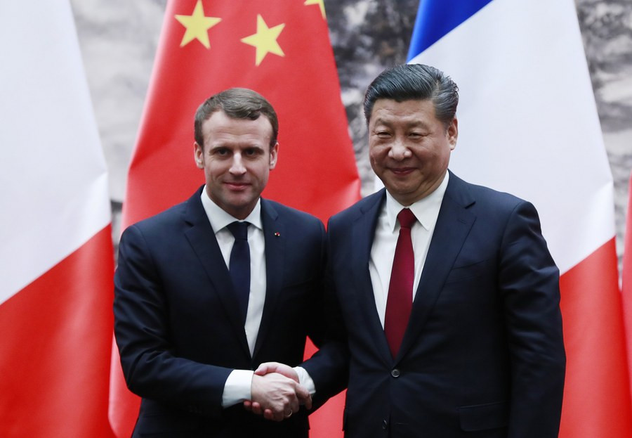 Μακρόν: «Συμμαχία ανάμεσα στη Γαλλία και την Κίνα για το μέλλον του κόσμου»