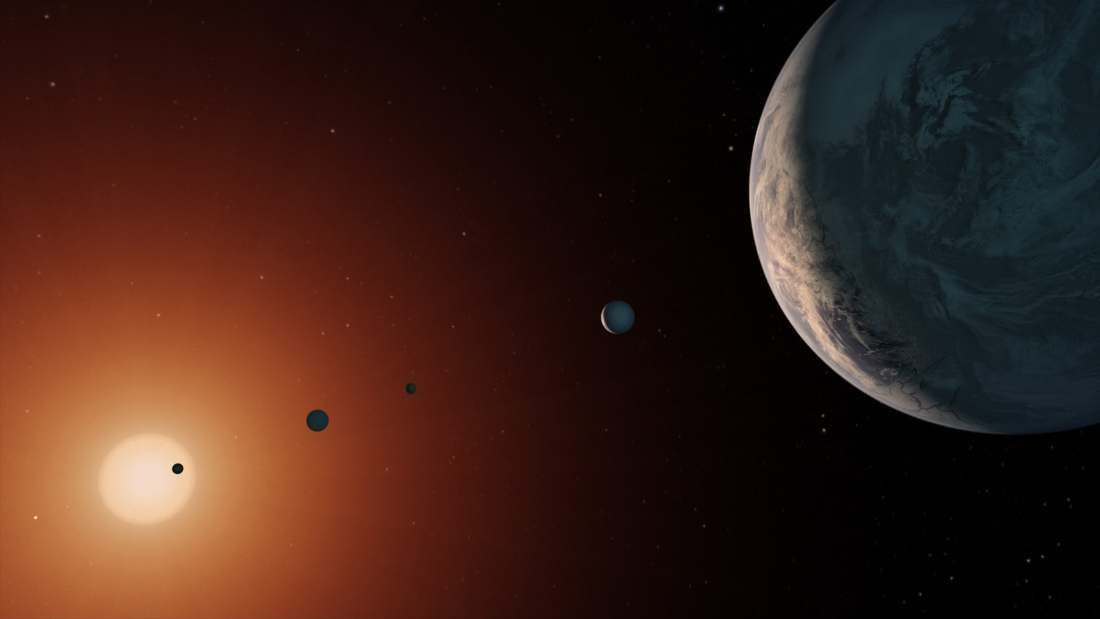 Κατοικήσιμοι δύο πλανήτες του κοντινού άστρου Trappist-1;