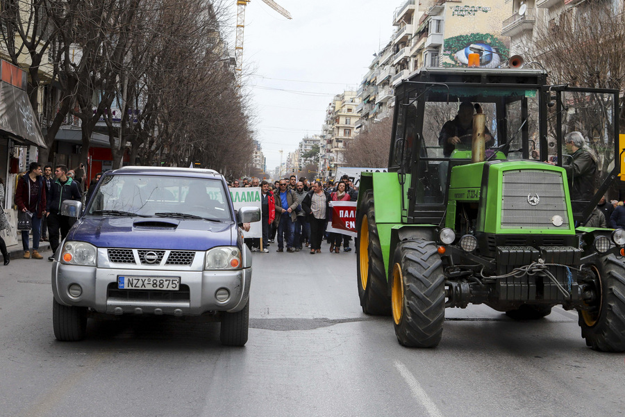 Στην ΔΕΘ κατέληξε η πορεία των αγροτών [ΒΙΝΤΕΟ]