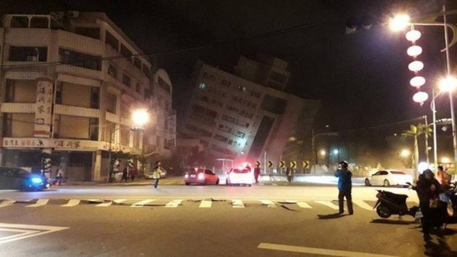 Σεισμός 6,4 Ρίχτερ στην Ταϊβάν: Καταρρεύσεις κτιρίων με νεκρούς και εκατοντάδες τραυματίες