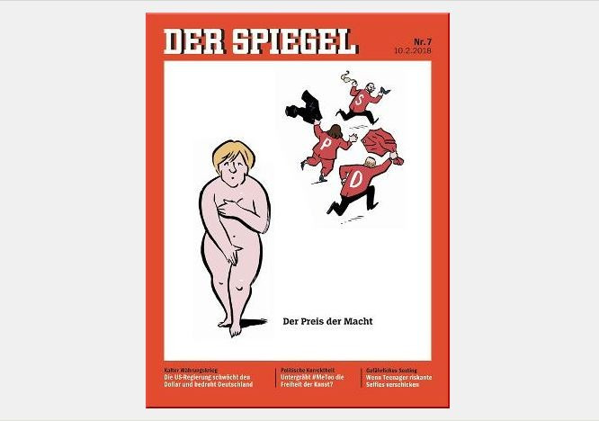 Η Μέρκελ είναι γυμνή… στο εξώφυλλο του Spiegel