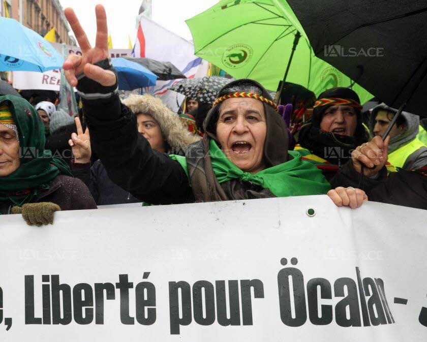 Στρασβούργο: Χιλιάδες Κούρδοι απαίτησαν την απελευθέρωση του Οτσαλάν