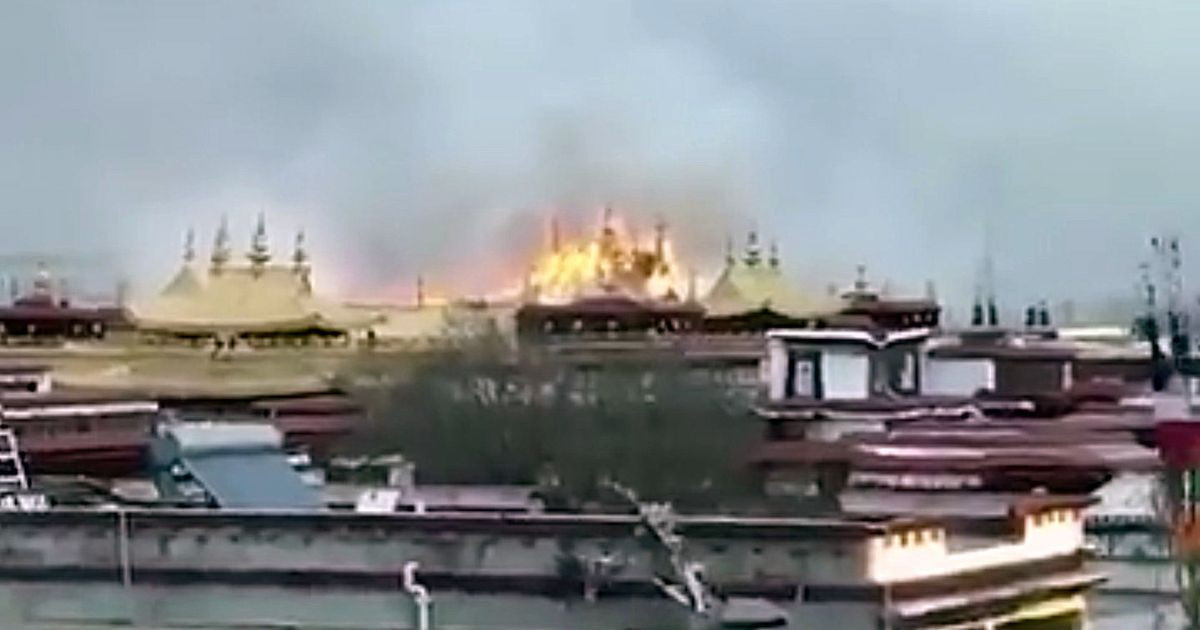 Θιβέτ: Φωτιά σε φημισμένο βουδιστικό ναό [Βίντεο]