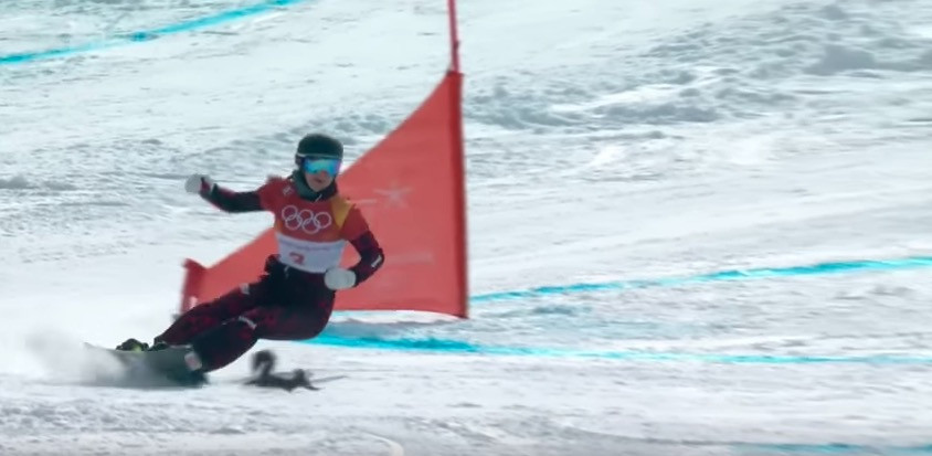 Σκίουρος εναντίον αθλήτριας στους Χειμερινούς Ολυμπιακούς Αγώνες