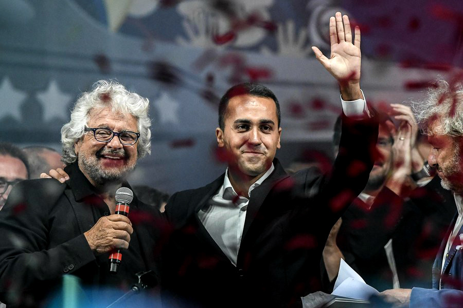 Κίνημα Πέντε Αστέρων: Πώς το κόμμα ενός κωμικού έγινε το ισχυρότερο στην Ιταλία