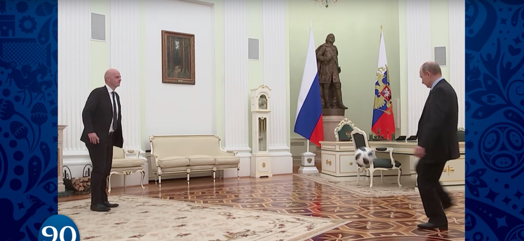 Μπαλίτσα Πούτιν – Ινφαντίνο στο Κρεμλίνο [Βίντεο]