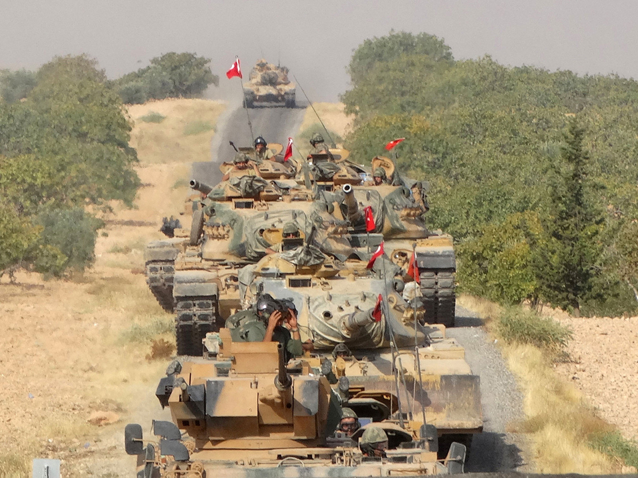 Ο τουρκικός στρατός έχει περικυκλώσει την Αφρίν