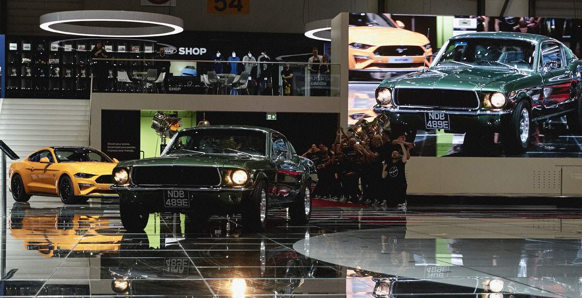 Ford Mustang “Bullitt”, Στιβ Μακ Κουήν, Έκθεση Γενεύης…