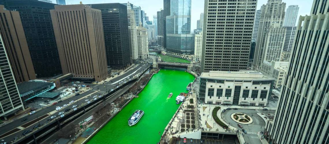 Το πράσινο ποτάμι του Σικάγο [ΒΙΝΤΕΟ]