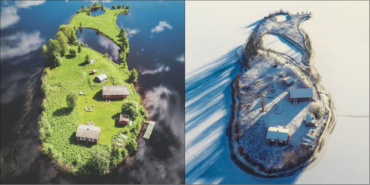 Η μεταβαλλόμενη ομορφιά ενός νησιού τις τέσσερις εποχές του χρόνου [ΦΩΤΟ]