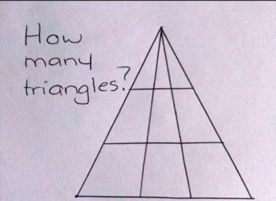 Εσείς πόσα τρίγωνα βλέπετε στην εικόνα; [ΦΩΤΟ]