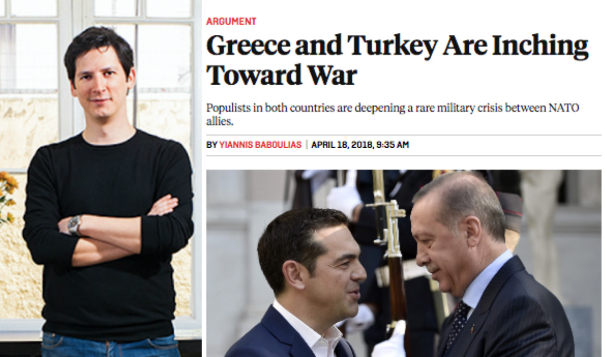 «Ελλάδα και Τουρκία κινούνται προς τον πόλεμο»: Ο δημοσιογράφος του άρθρου του Foreign Policy απαντά…