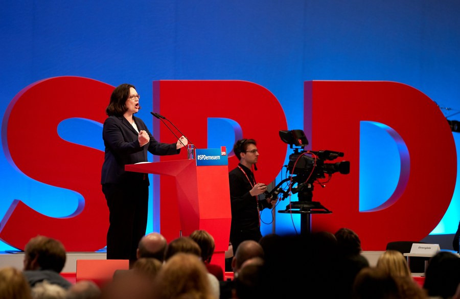 Η Αντρέα Νάλες, νέα πρόεδρος του SPD