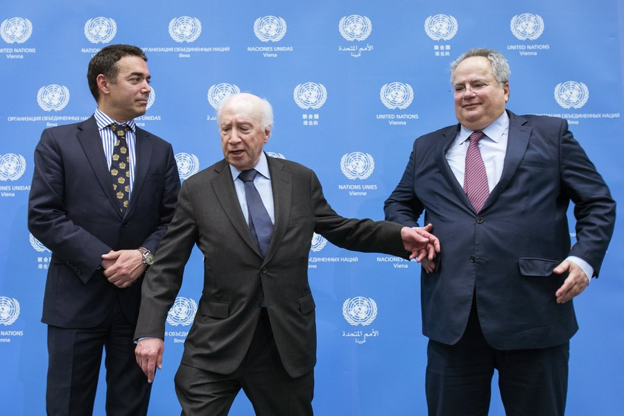 Ολοκληρώθηκαν οι συνομιλίες Κοτζιά, Ντιμιτρόφ και Νίμιτς στη Βιέννη