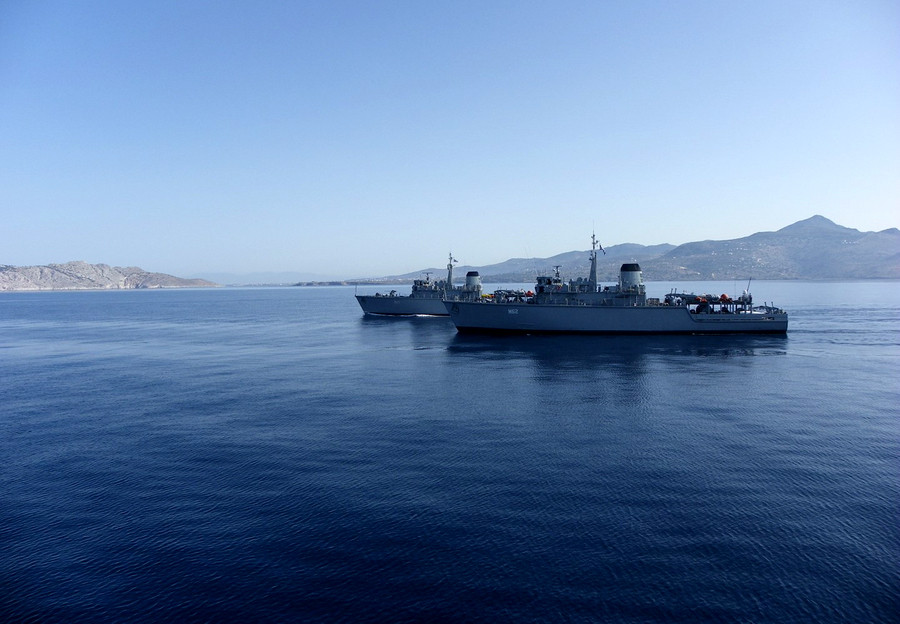 Tουρκικό εμπορικό πλοίο συγκρούστηκε με ελληνική κανονιοφόρο έξω από τη Λέσβο