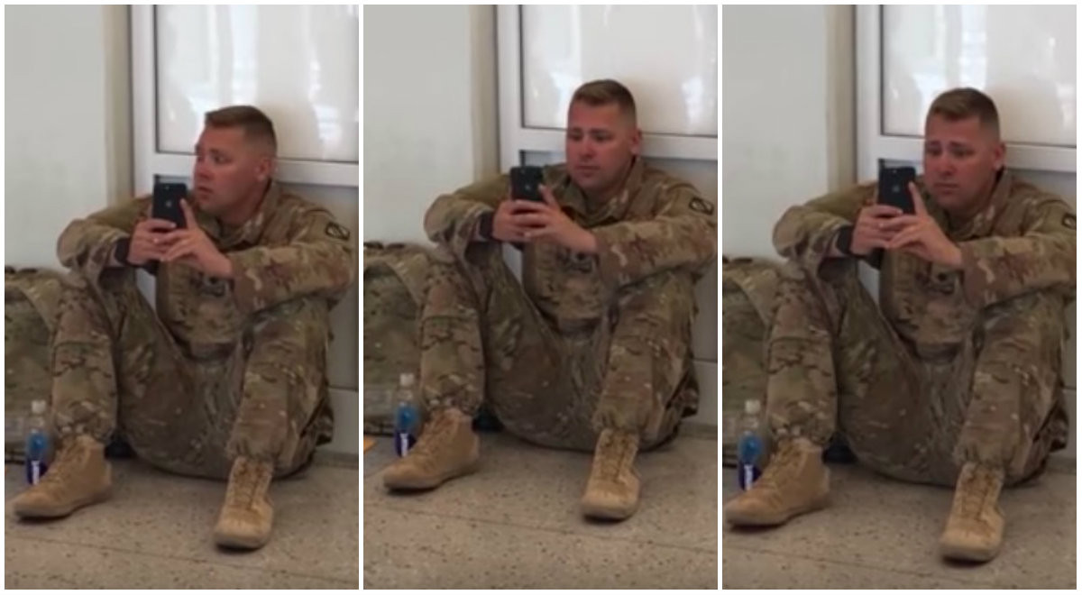 Ένας στρατιώτης παρακολουθεί τη γέννα της κόρης του μέσω FaceTime και γίνεται viral