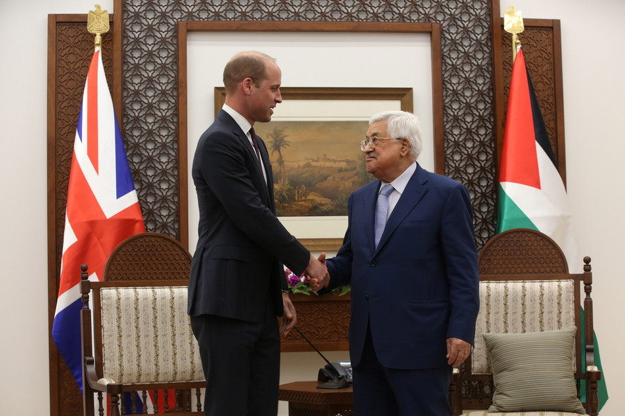 Ο πρίγκιπας Ουίλιαμ αναγνώρισε την Παλαιστίνη ως χώρα… κατά λάθος