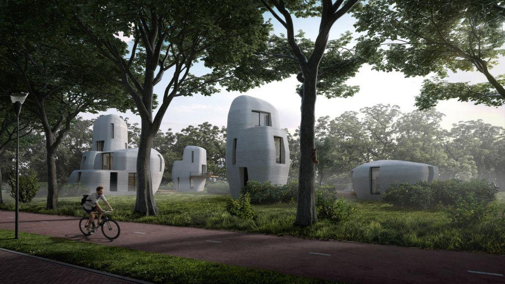 Οι πρώτες κατοικίες από 3D printer στο Αϊντχόβεν της Ολλανδίας