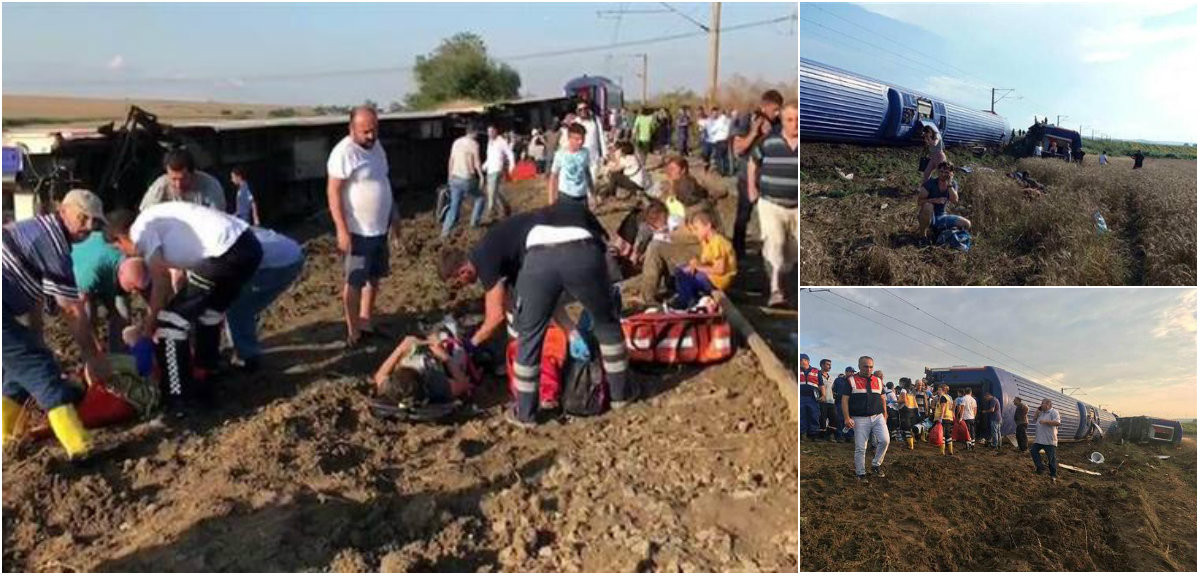 Εκτροχιασμός τρένου στην Τουρκία με δεκάδες νεκρούς και τραυματίες [ΒΙΝΤΕΟ]