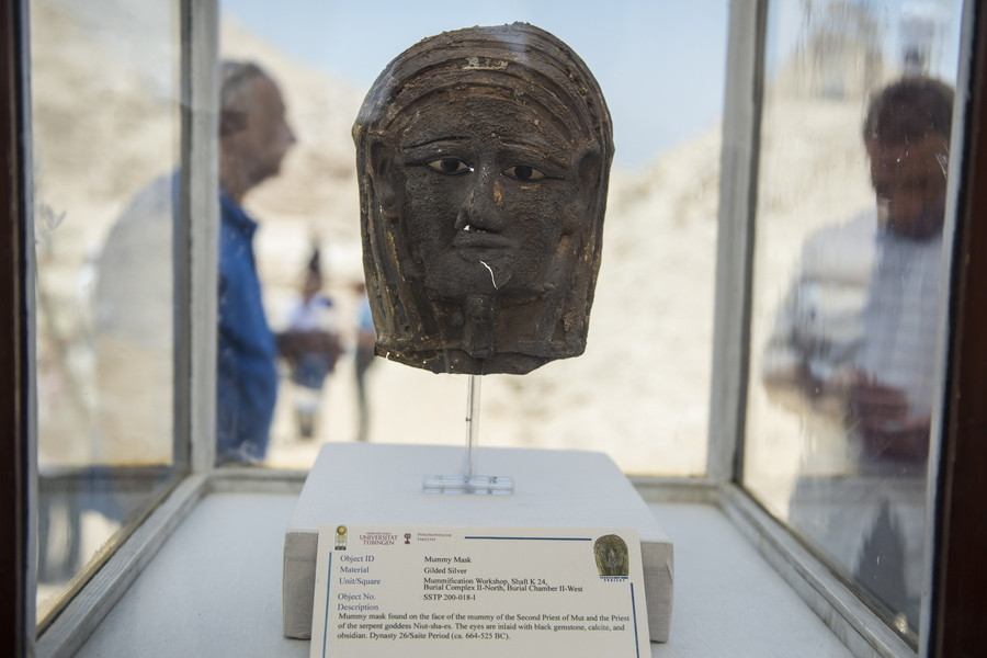 Mάσκα μούμιας, τυπική της Αρχαίας Ελλάδας, βρέθηκε στην Αίγυπτο