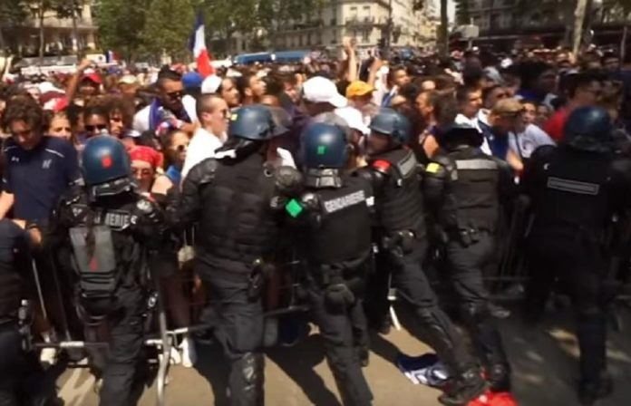 Επεισόδια με τραυματίες στο Παρίσι πριν τον τελικό του Μουντιάλ