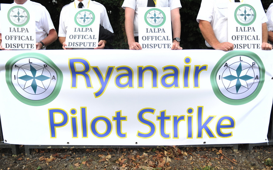 ‘Ερχονται μαζικές απεργιακές ακυρώσεις πτήσεων στη Ryanair
