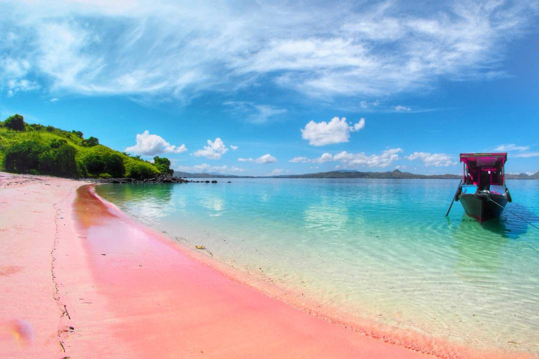 Η παραδεισένια παραλία με τη ροζ αμμουδιά [ΦΩΤΟ+ΒΙΝΤΕΟ]