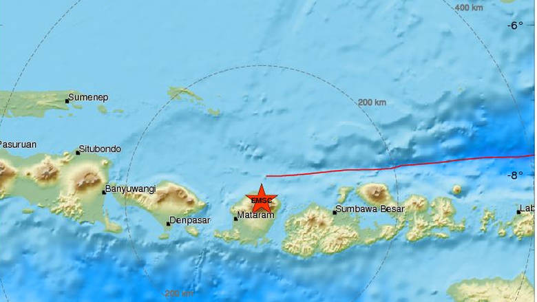 Σεισμός μεγέθους 7 ρίχτερ στην Ινδονησία – Προειδοποίηση για τσουνάμι