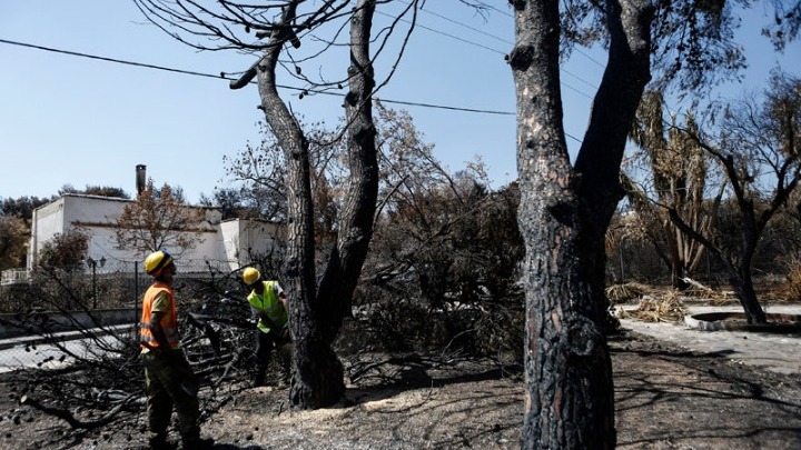 Πολύωρη αυτοψία εισαγγελέων στο Μάτι