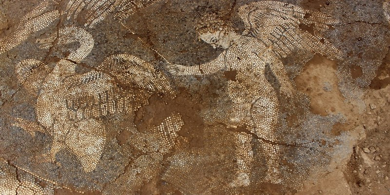 Ψηφιδωτό του 4ου π.Χ. αιώνα αποκαλύφθηκε στο Μικρό Θέατρο της Αμβρακίας