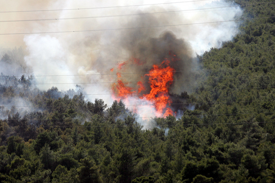 Πολύ υψηλός κίνδυνος πυρκαγιάς σήμερα – Ποιες περιοχές είναι στο «κόκκινο»