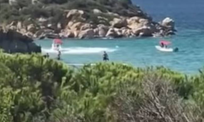 Βίντεο με την τρελή πορεία ακυβέρνητου σκάφους στην Χαλκιδική