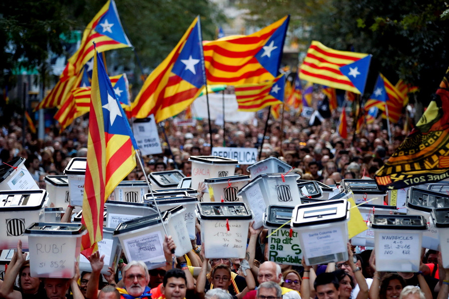 Καταλονία: Ραγδαία η αριστερή  ριζοσπαστικοποίηση του  ανεξαρτησιακού κινήματος!