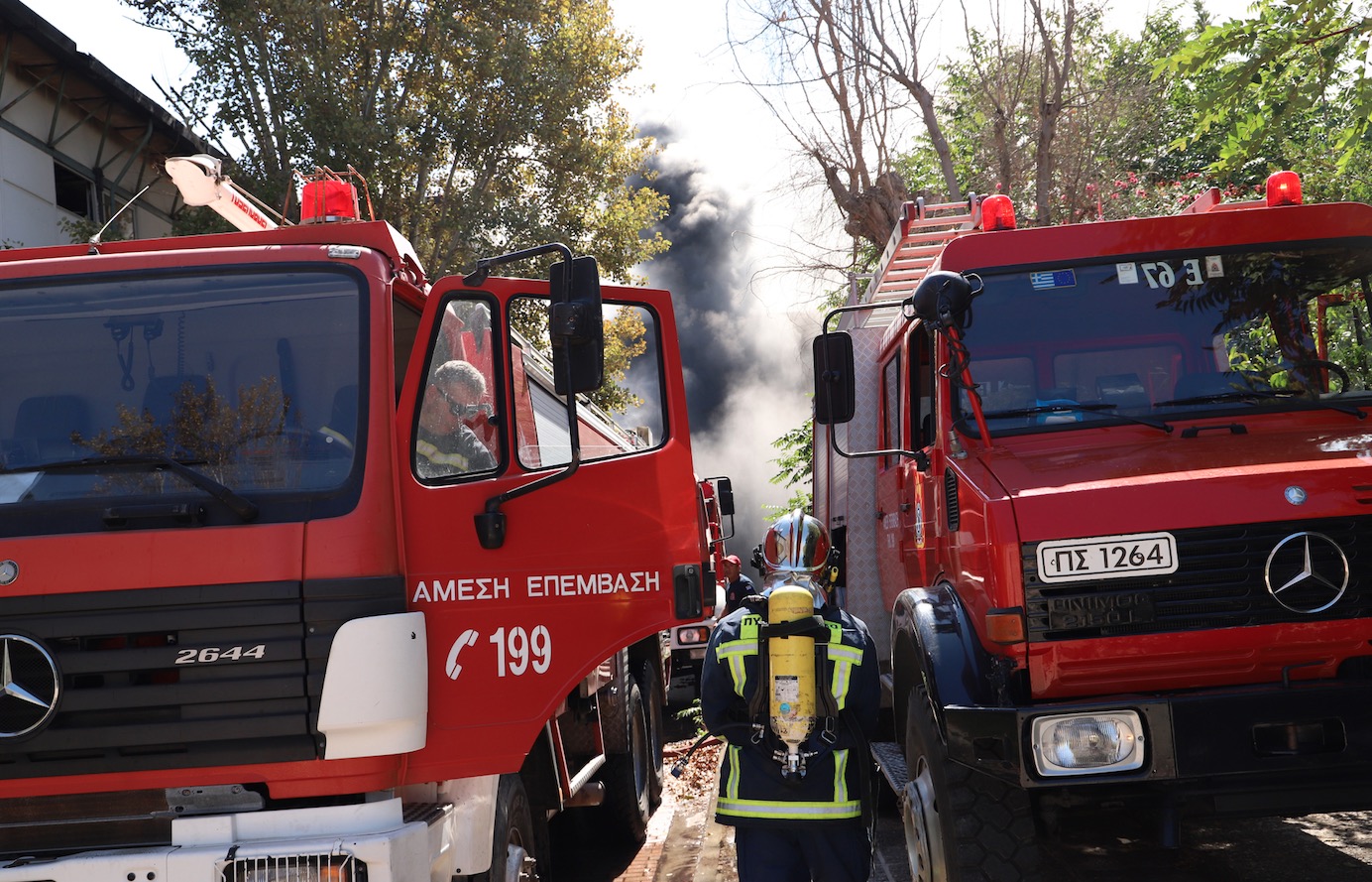 Φωτιά σε ξενοδοχείο στο Άγκιστρο Σερρών