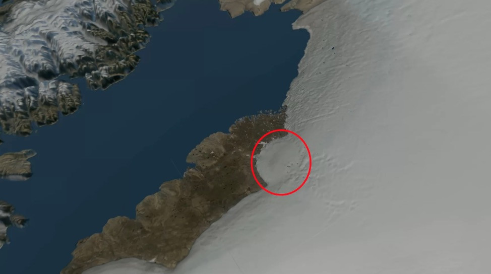 Γροιλανδία: Τεράστιος κρατήρας μετεωρίτη ανακαλύφθηκε κάτω από τόνους πάγου [ΒΙΝΤΕΟ]