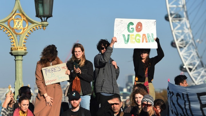 Διαδηλωτές για το περιβάλλον απέκλεισαν πέντε γέφυρες στο Λονδίνο