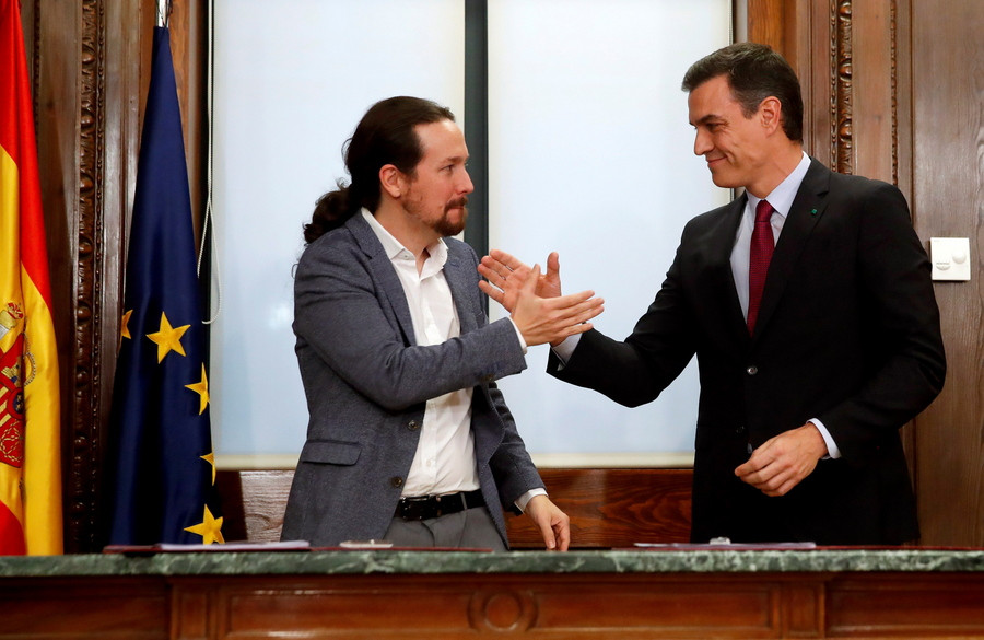 Πρόγραμμα κυβερνητικού συνασπισμού από Σοσιαλιστές και Podemos
