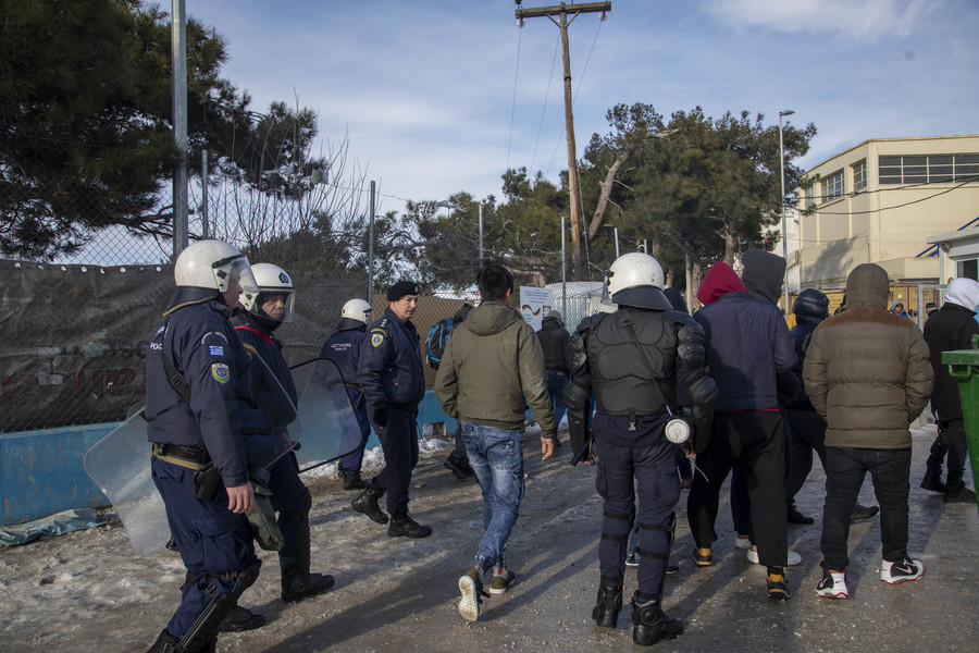 Συλλήψεις προσφύγων μετά τη διαμαρτυρία στα Διαβατά